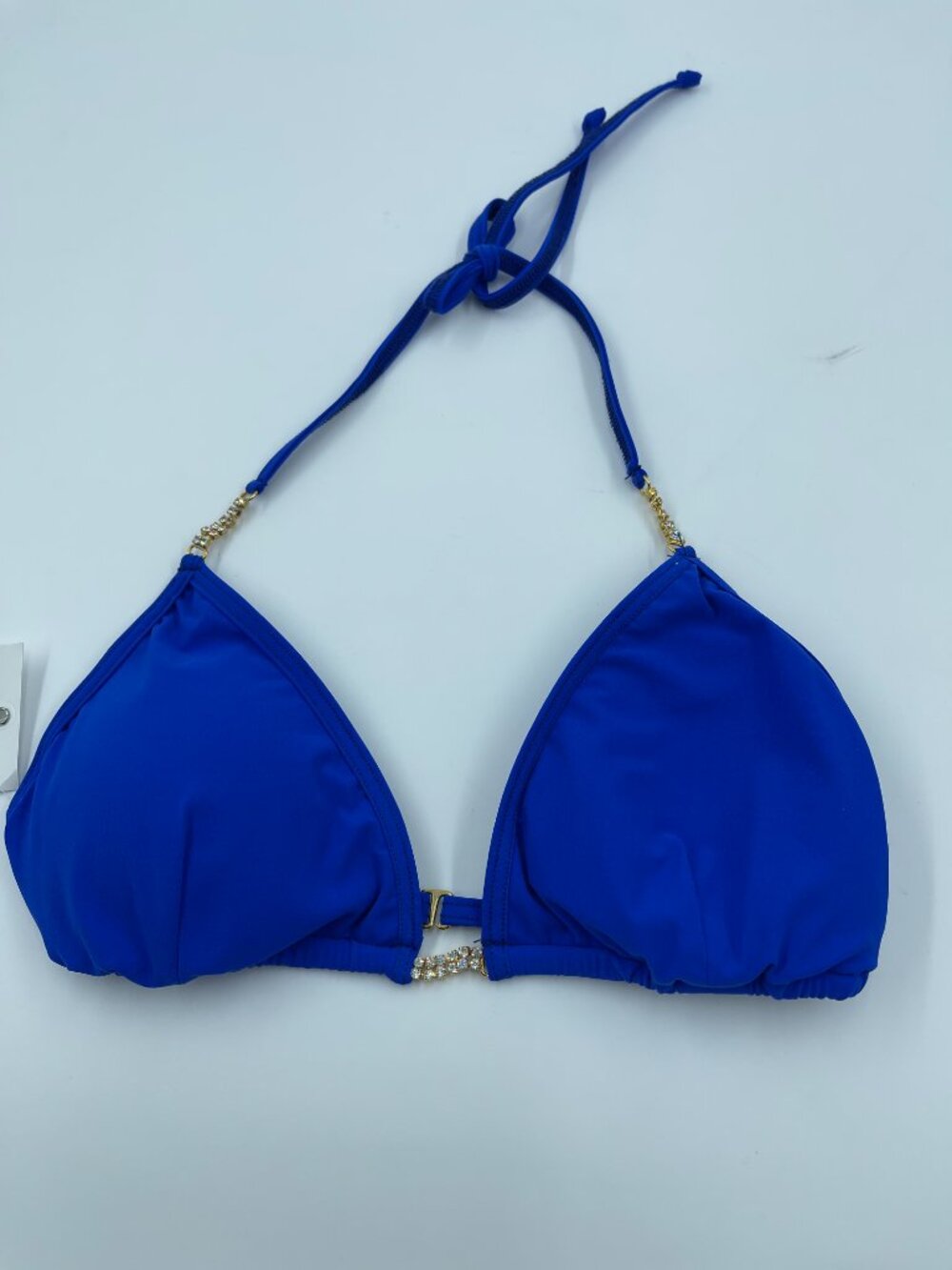 SAUVAGE Crystal Blue Bikini Top Small